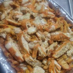 A picture of Rasta Pasta with Chicken.