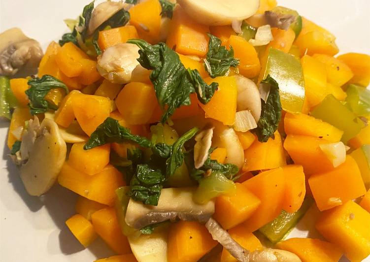 Easiest Way to Cook Perfect Veggie Pad Kapraw Mushroom (Non-Oil)
