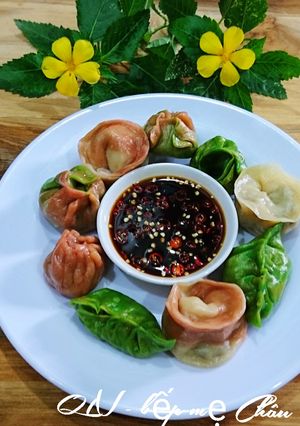 Hình của món Sủi cảo chay.