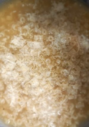 Una foto de Sopa Dedalitos con caldos de verdura caseros