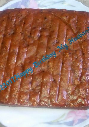 Foto resep Eggless Cake Pisang n Kopi Simpel Tnp Mixer