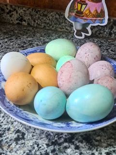 صورة لوصفة البيض الملون