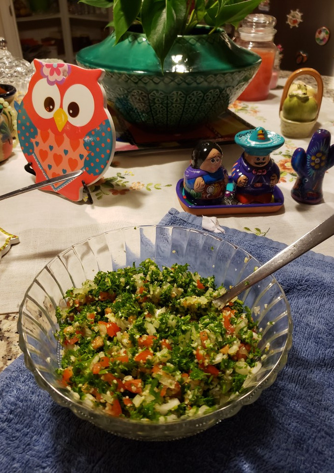 A picture of Tabbouleh.