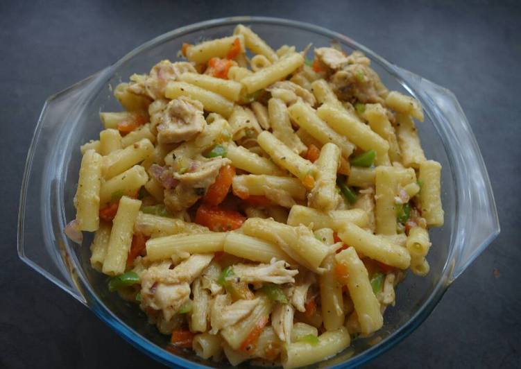 Recipe of Delicious Macaroni and chicken