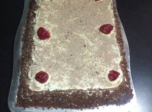 Una foto de Torta con crema moka