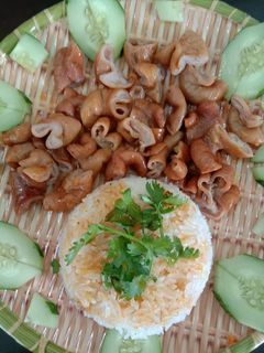 Hình của món Thú linh khèo nước dừa.