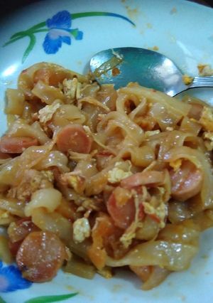Foto resep Kwetiau goreng sosis