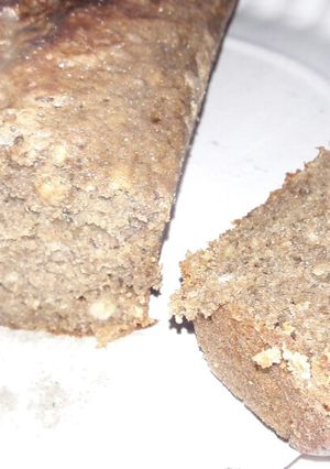 Una foto de Budín de chocolate con banana