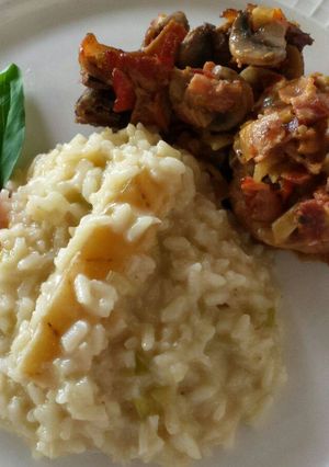 Una foto de Risotto a la parmesana