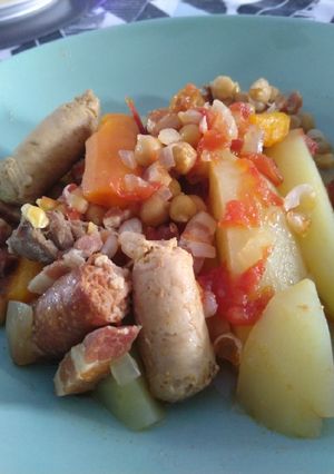 Une photo de Cocido