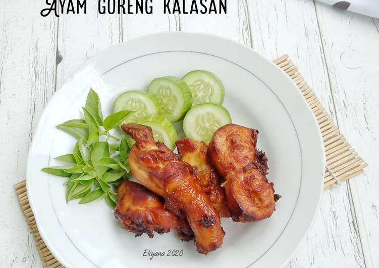 Bagaimana Memasak Ayam goreng kalasan Yang Bisa Manjain Lidah