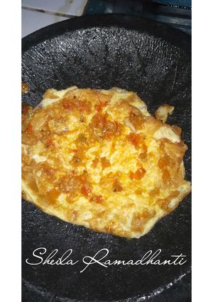 Foto resep Telur Dadar Geprek