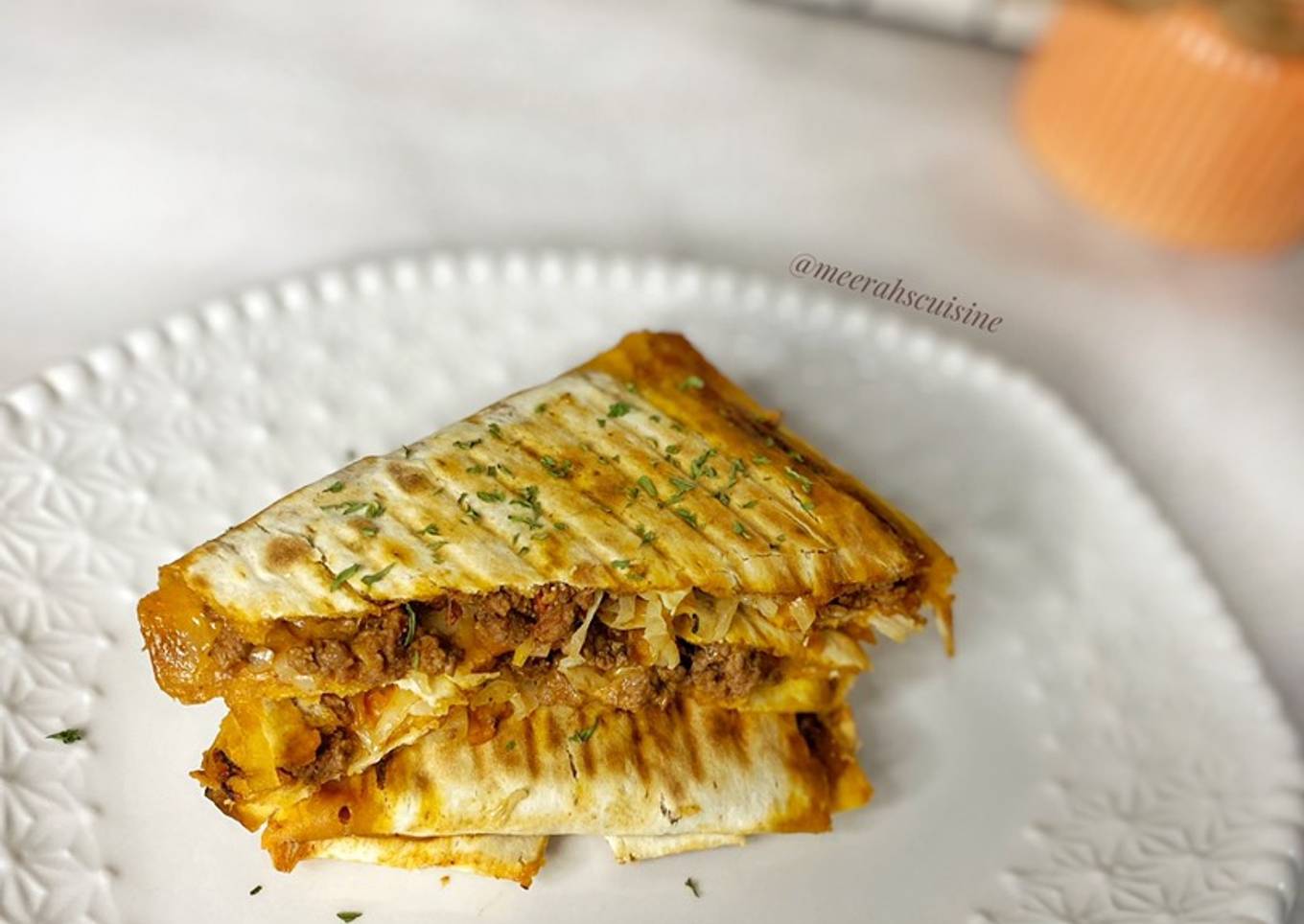 Beef tortilla wraps