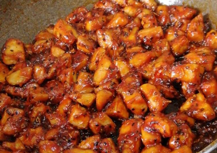 Recipe of Speedy Sweet and Spicy Chicken Breast