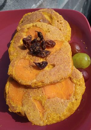 Una foto de Pancakes de zanahoria