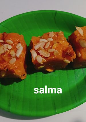 A picture of Bombay Halwa.