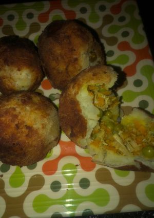 A picture of Sweet Potatoes balls.