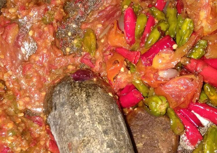 Resep Bumbu Dapur Membuat SAMBEL