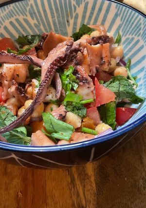 Une photo de Salade🦑🥗à la portugaise🇵🇹