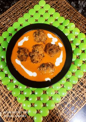 A picture of Egg Malai Kofta Curry.