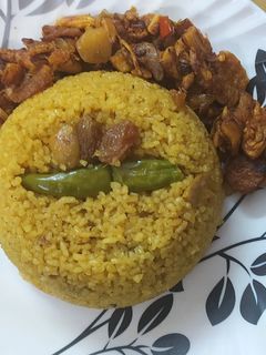 বাসন্তী পোলাও(Basonti polau recipe in Bengali) রেসিপির প্রধান ছবি