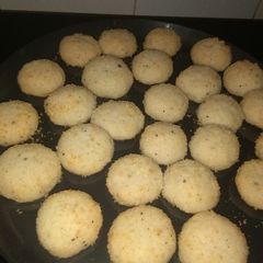 Coconut Cardamom Nankhatai A picture of Coconut Cardamom Nankhatai.