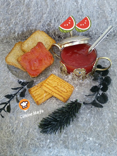 صورة لوصفة مربى قشور البطيخ الأحمر 🍉🍉🍉