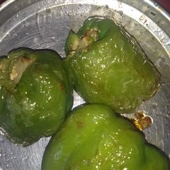 Stuffed Paneer Capsicum A picture of Stuffed Paneer Capsicum.