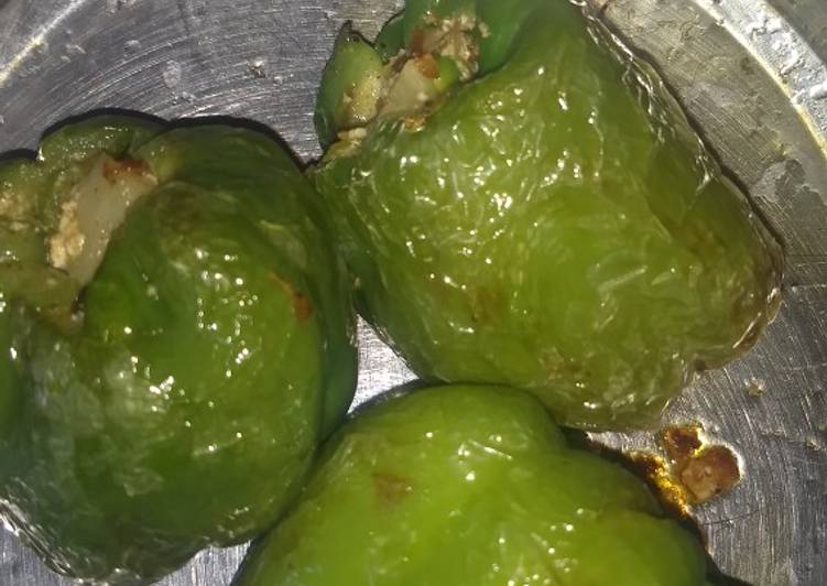 Easiest Way to Make Favorite Stuffed Paneer Capsicum