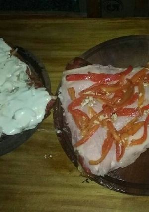 Una foto de Matambre a la pizza!