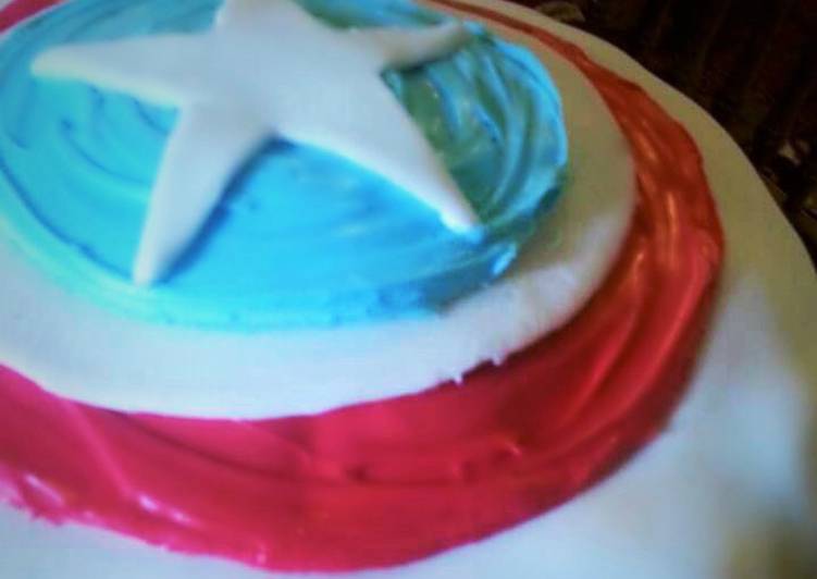 How to Prepare Tasty Captain America Cake
