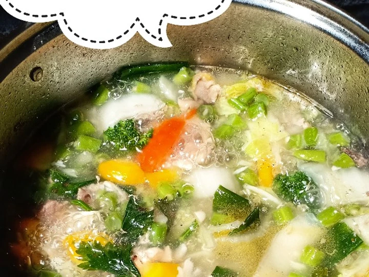Cara Mudah Menyiapkan Resep 38. A. Sayur Sop Warna Warni yang  Bikin Ketagihan Anti Ribet, Lezat Sekali