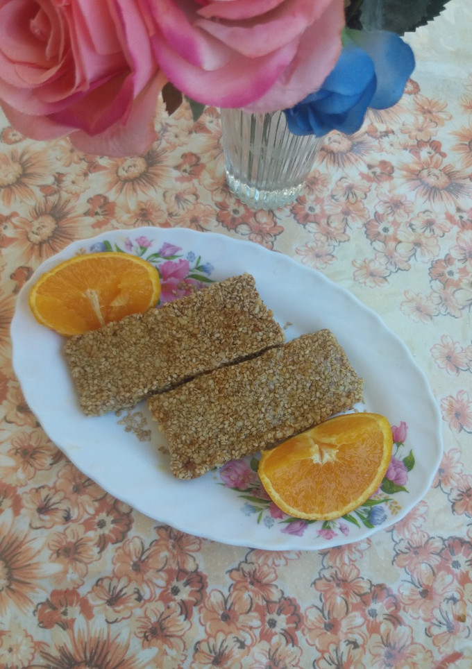 Una foto de Barritas de sésamo y almendras de Loli