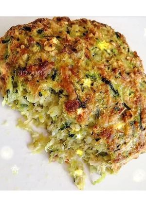 Une photo de Galettes de courgettes au thon 🐟