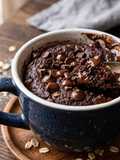 2-minute microwave mug brownie baked oats