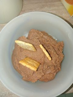 Una foto de "Nutella" o hummus dulce