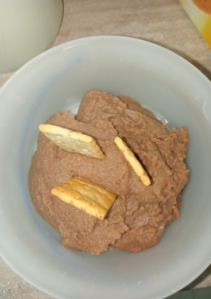 Una foto de "Nutella" o hummus dulce