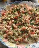 Pasta con camarones