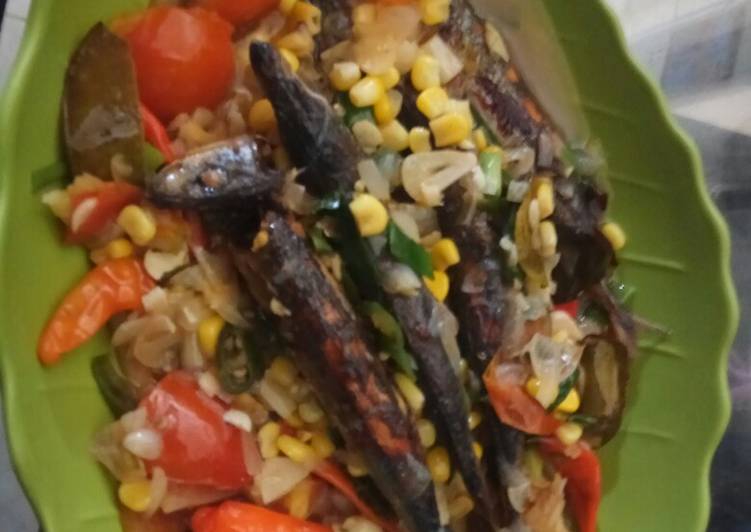 Ikan cue tumis cabe