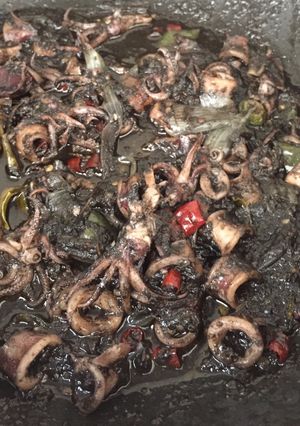 Foto resep Cumi Hitam Pedas