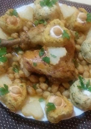 صورة لوصفة طاجين الشفلور بالدجاج بلمسة عصرية 🍜🍗