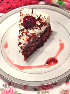 A picture of Black Forest Cake.