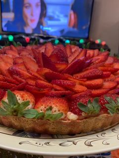 صورة لوصفة تارت الفريز 🍓🍓