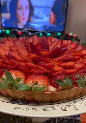 صورة لوصفة تارت الفريز 🍓🍓