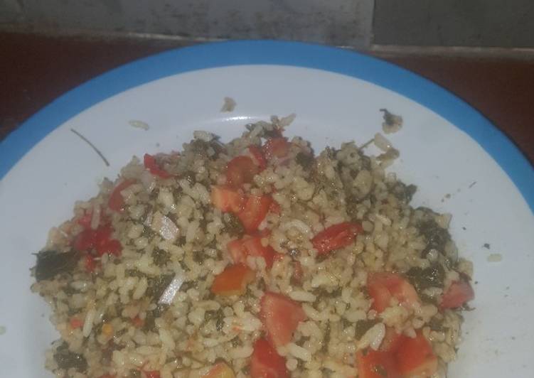 Recipe of Appetizing Kwadon zogale and rice | The Best Food|Simple Recipes for Busy Familie