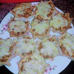 A picture of Canastitas de pollo.