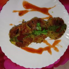 Leftover dal tikki A picture of Leftover dal tikki.