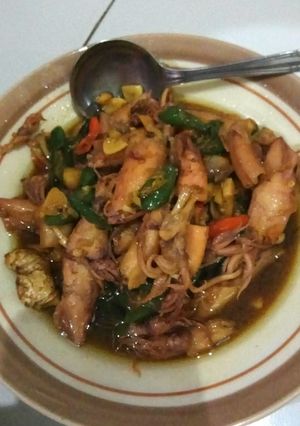 Foto resep Baby Cumi Lombok Ijo