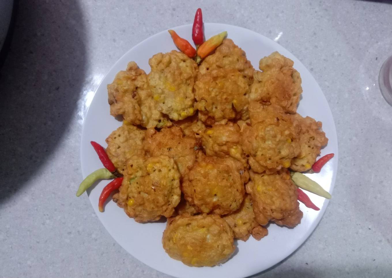 Dadar jagung tempe