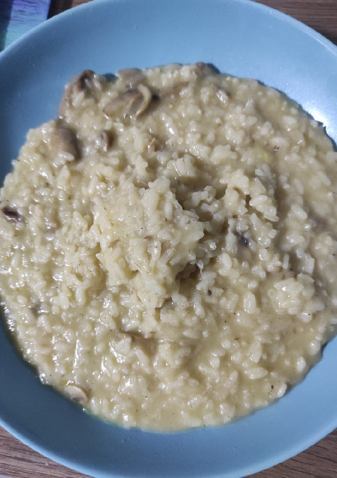 Una foto de Risotto de champiñones